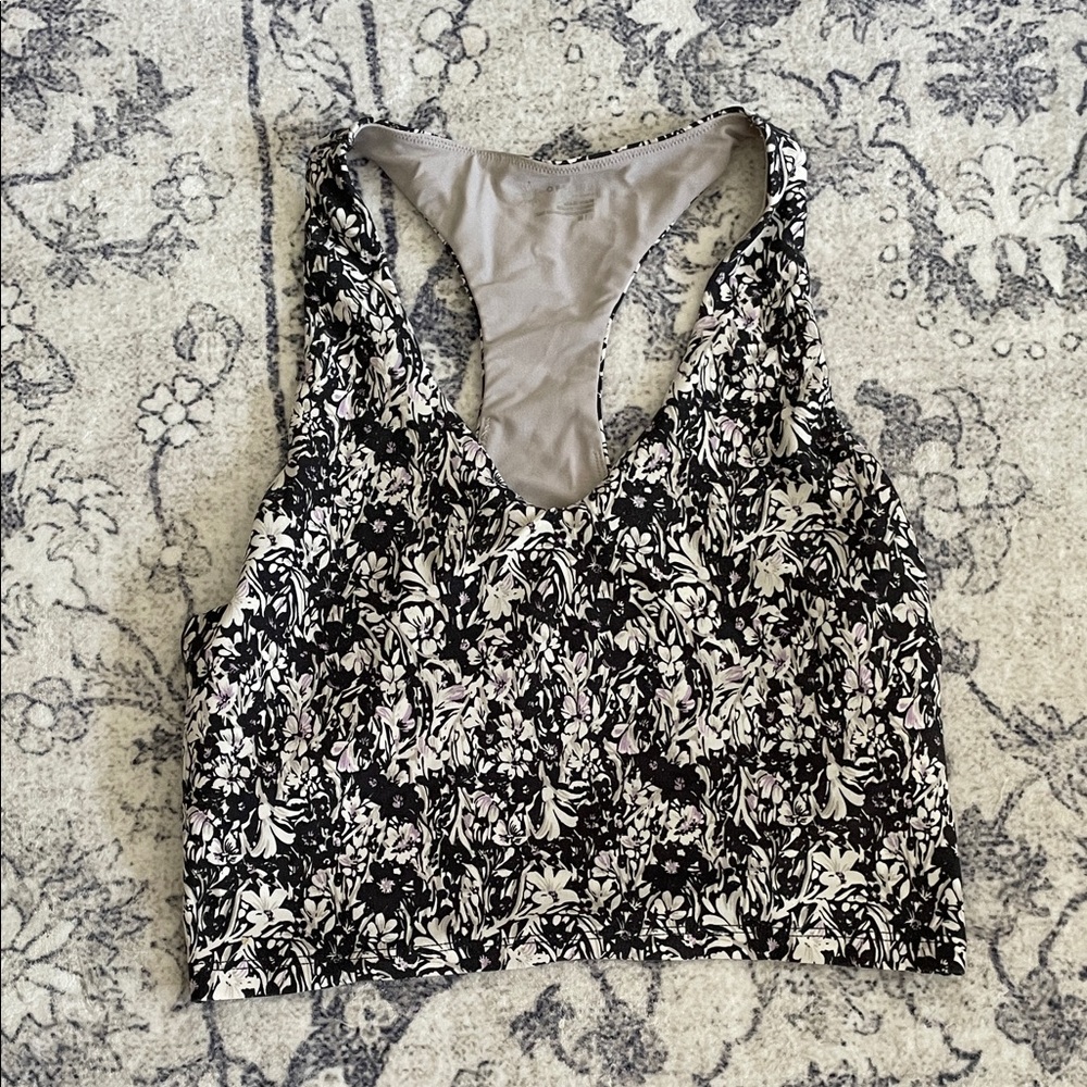 Aerie Offline Floral Athletic Tank